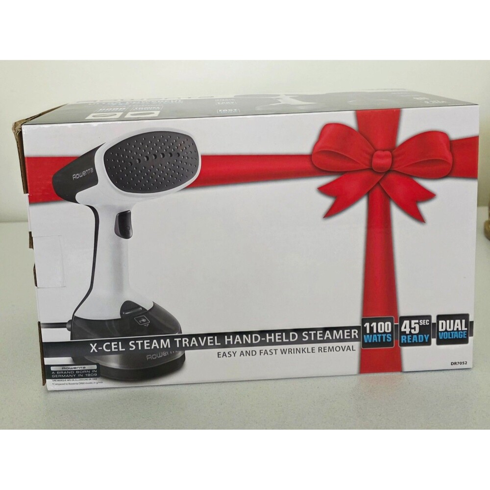ROWENTA X-Cel Steam Travel Handheld Garment Steamer DR7052- 1100W Dual Voltage